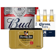 Hertog Jan, Hertog Jan 0.0%, Hertog Jan Grand Pilsener, Corona of Bud